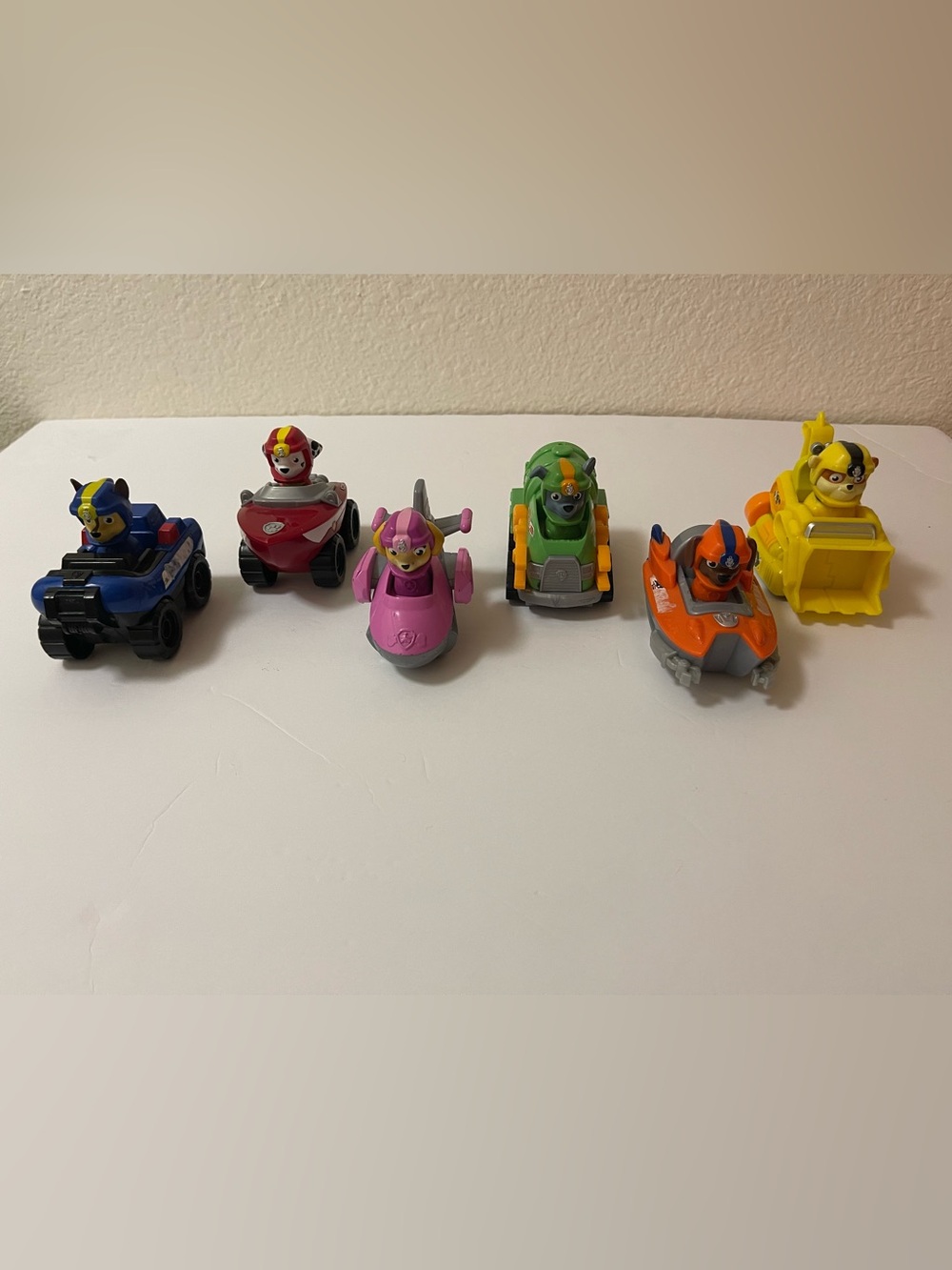 Paw Patrol Sea Patrol Racers 6-Pack Vehicle Gift Set COMPLETE Hard to Find